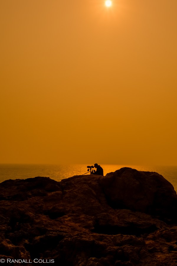 Bird Watcher in Solitude, Po Toi Island Hong Kong