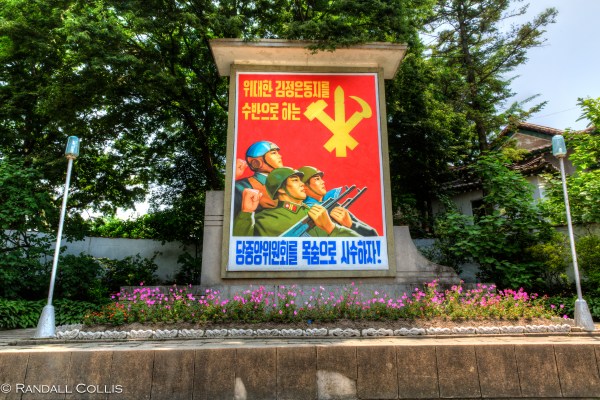 Propaganda Poster on the Street