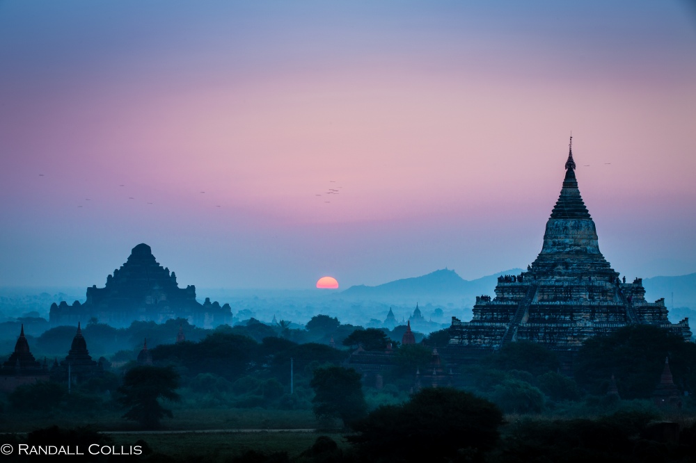 Bagan Myanmar Golden Hour - Blue Hour-77
