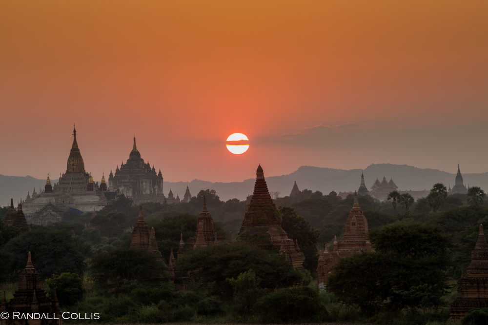 Bagan Myanmar Golden Hour - Blue Hour-78