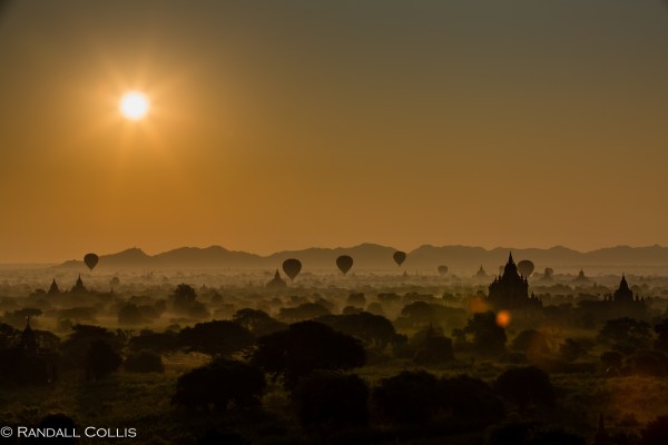 Bagan Myanmar Golden Hour - Blue Hour-84