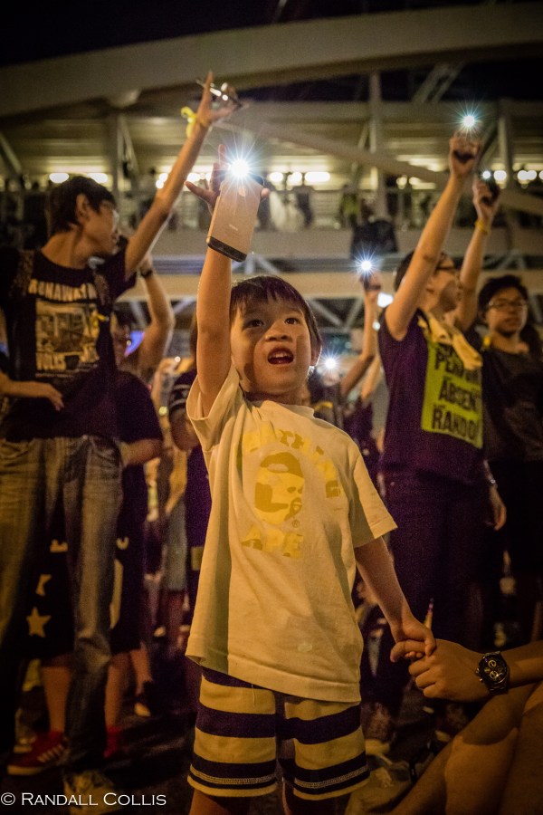 This little boy was in awe of the night ~ fascinated by all that is around him...