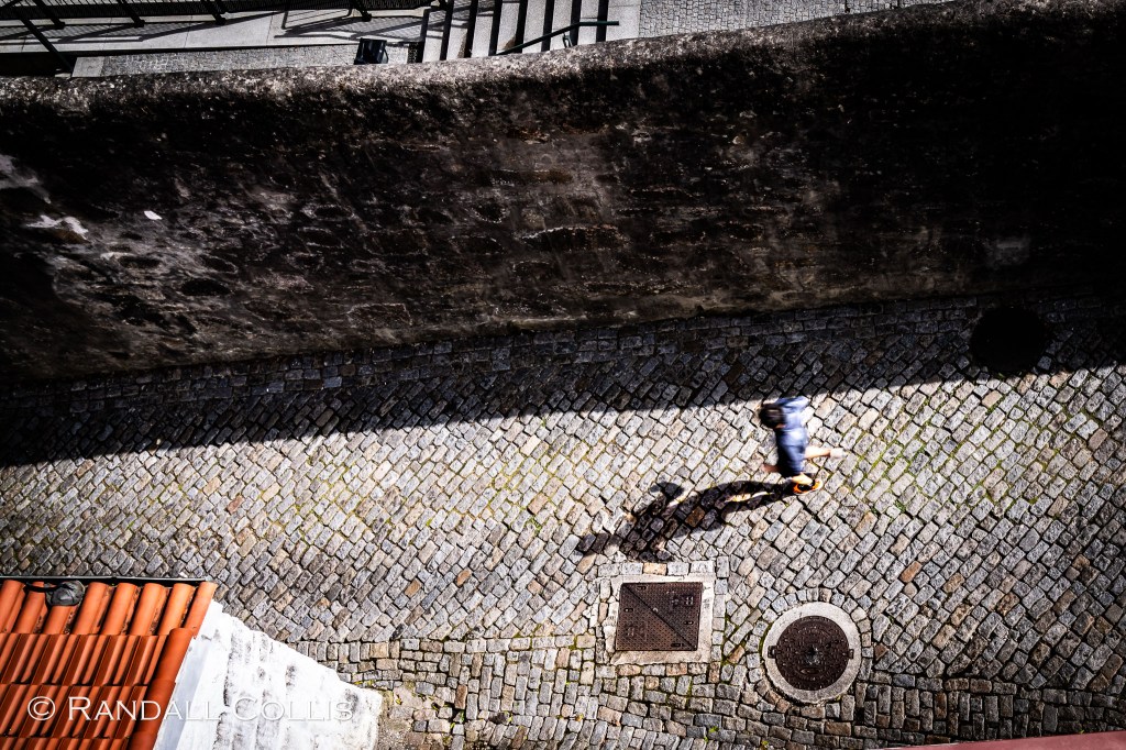 Man Chasing his Shadow - Porto