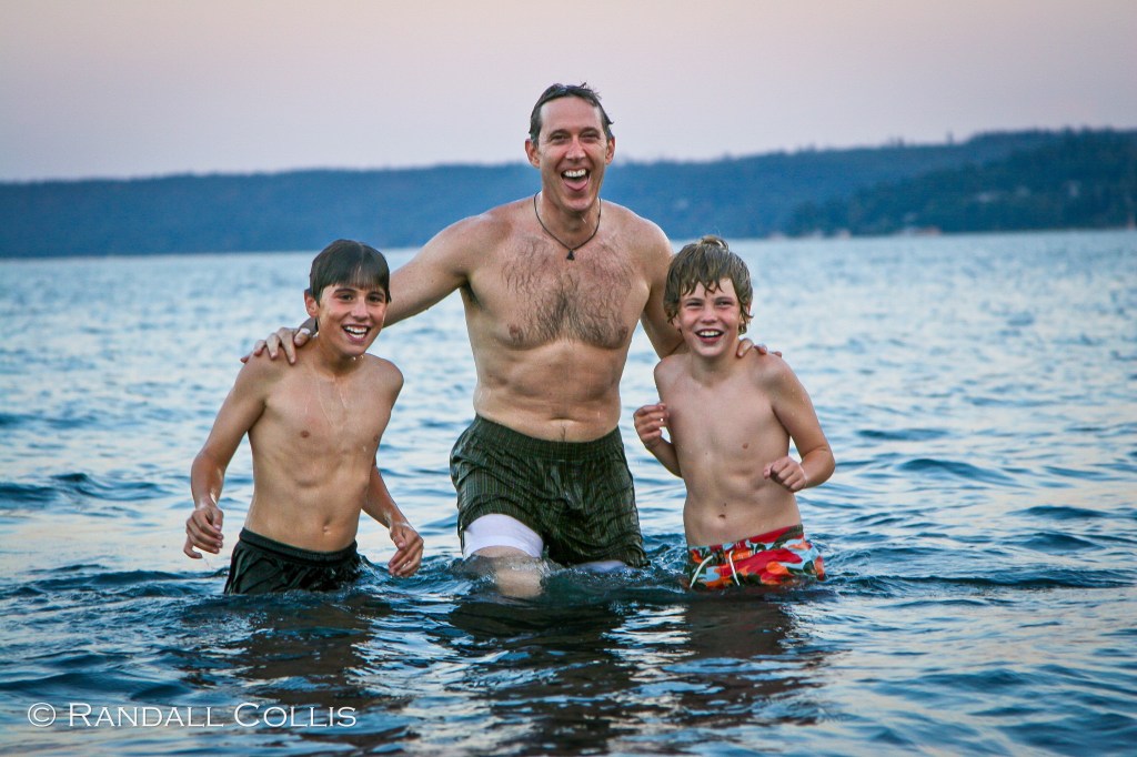 Wedding Swim at Hood Canal