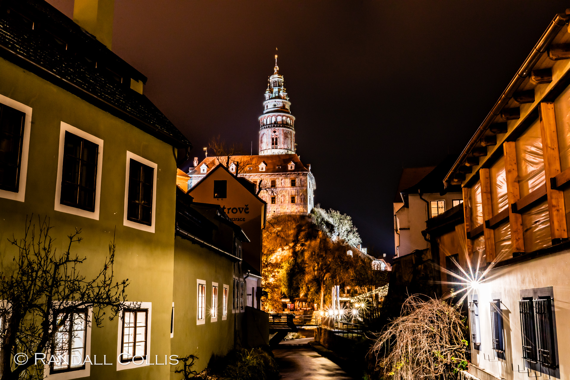 Česky Krumlov at Night