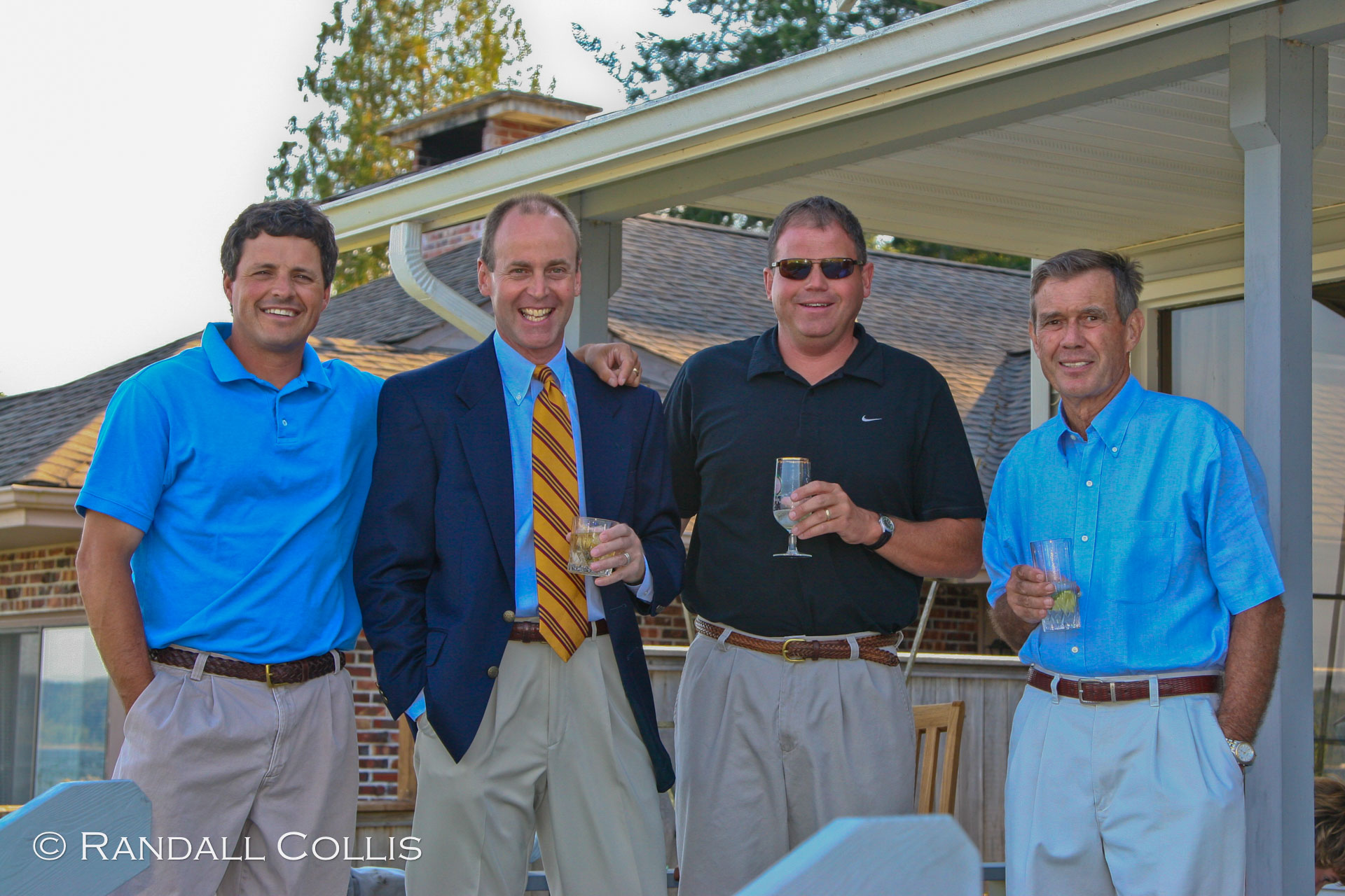 Dad and Brothers-in-Law in Conversation