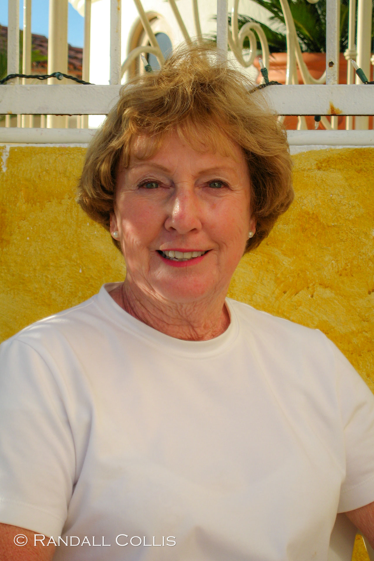 Mom at Rest on the Patio