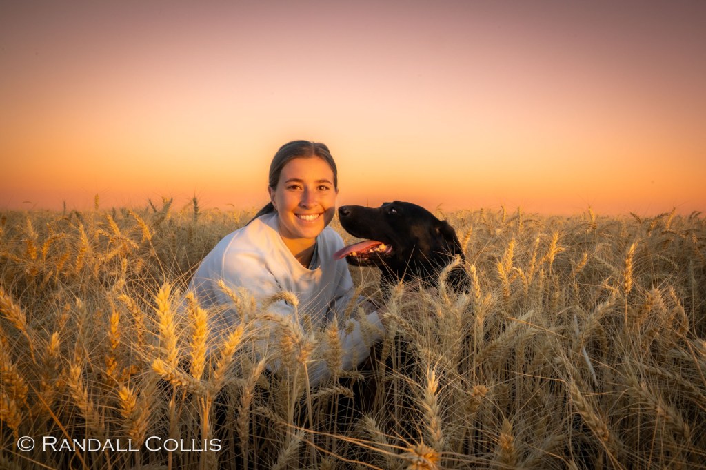 Lauren and Zady in the Pendleton Wheat Fields