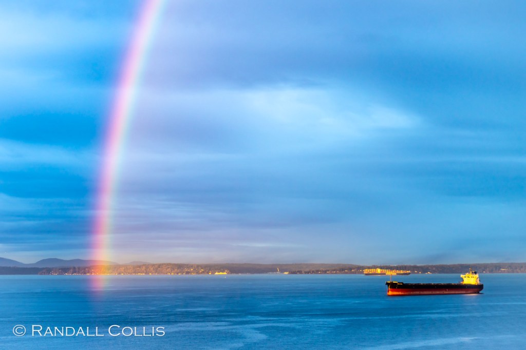 Rainbow Over Elliott Bay