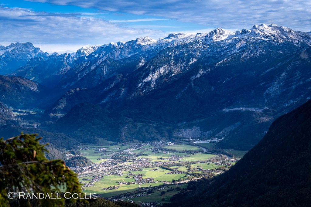 Bad Reichenhall, from the trails above.